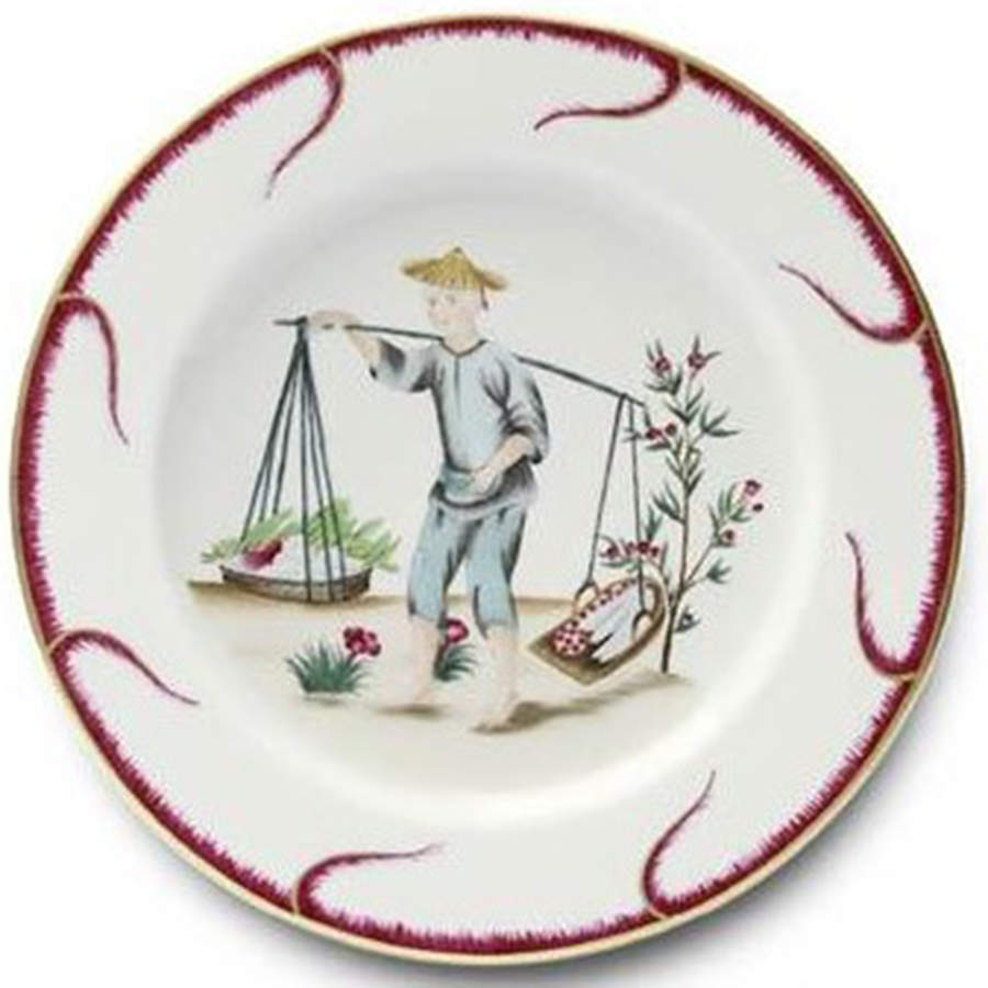 Chinoiserie Presentation Plate by Alberto Pinto-1