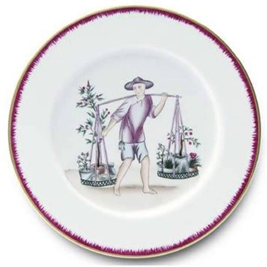 Chinoiserie Dinner Plate by Alberto Pinto-1