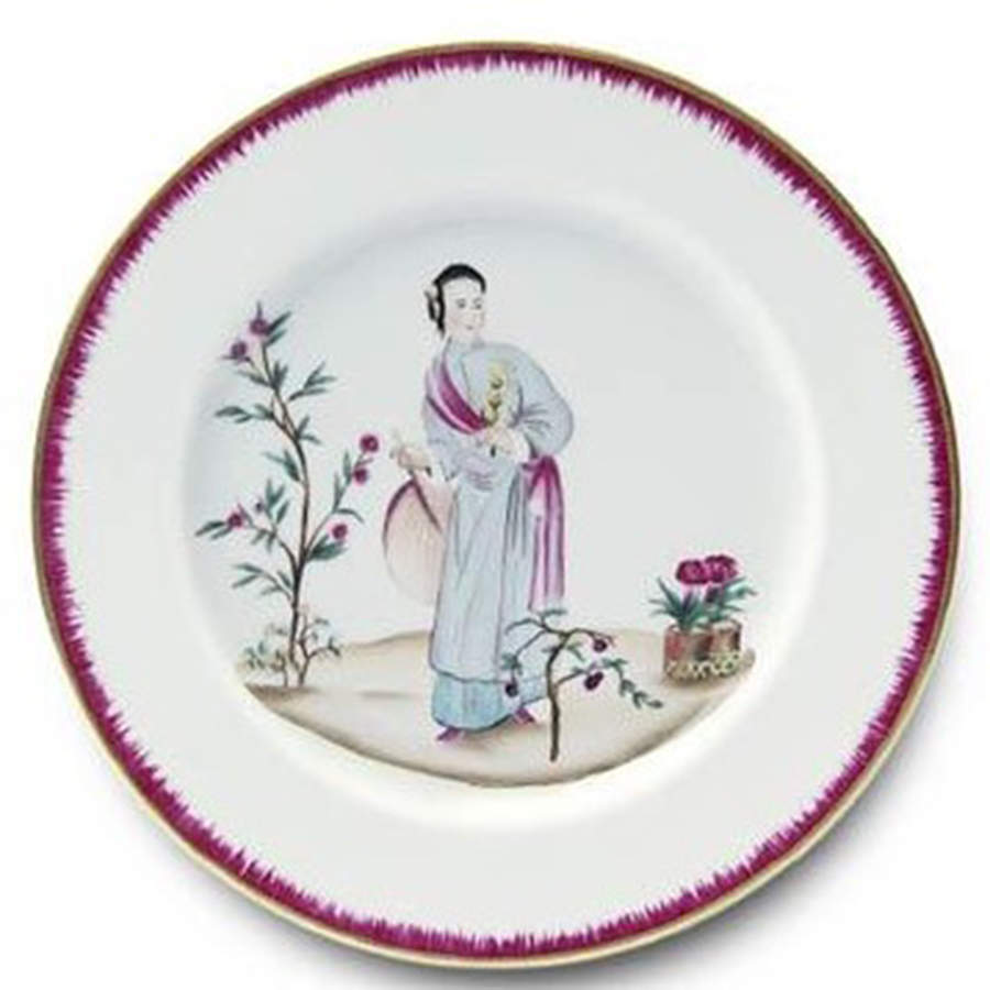 Chinoiserie Dinner Plate by Alberto Pinto-1
