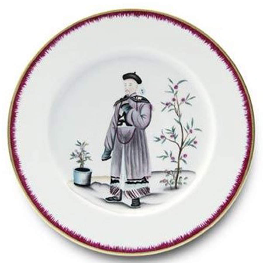 Chinoiserie Dinner Plate by Alberto Pinto-1