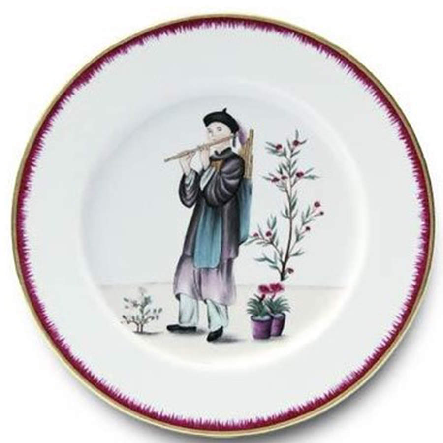 Chinoiserie Dinner Plate by Alberto Pinto-1