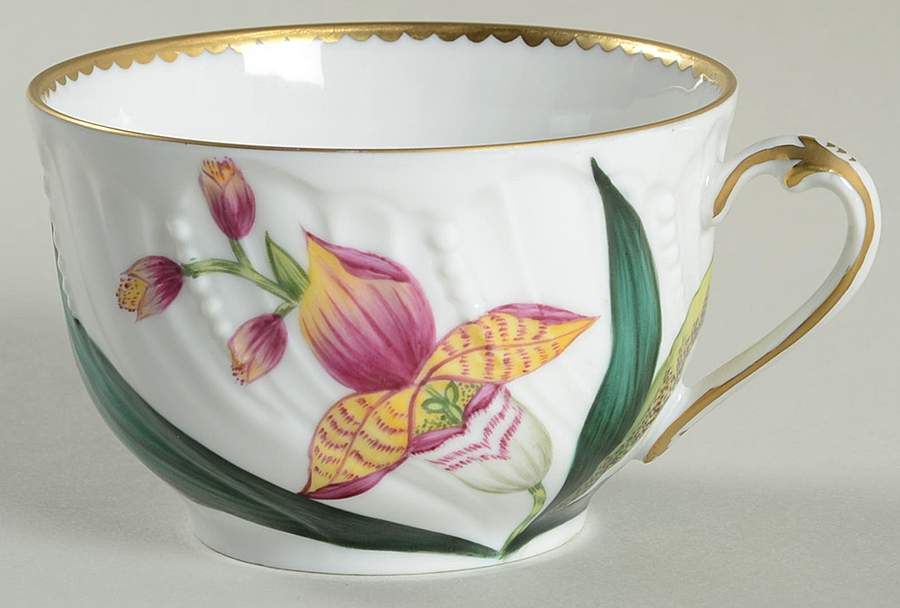 Histoires d'Orchidees Flat Cup by Alberto Pinto-1