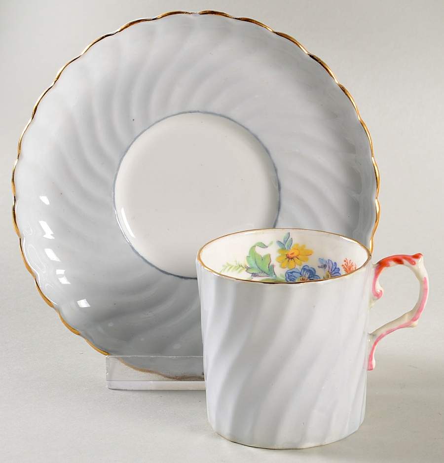 C545-1 Flat Demitasse Cup & Saucer Set by John  Aynsley & Sons-1