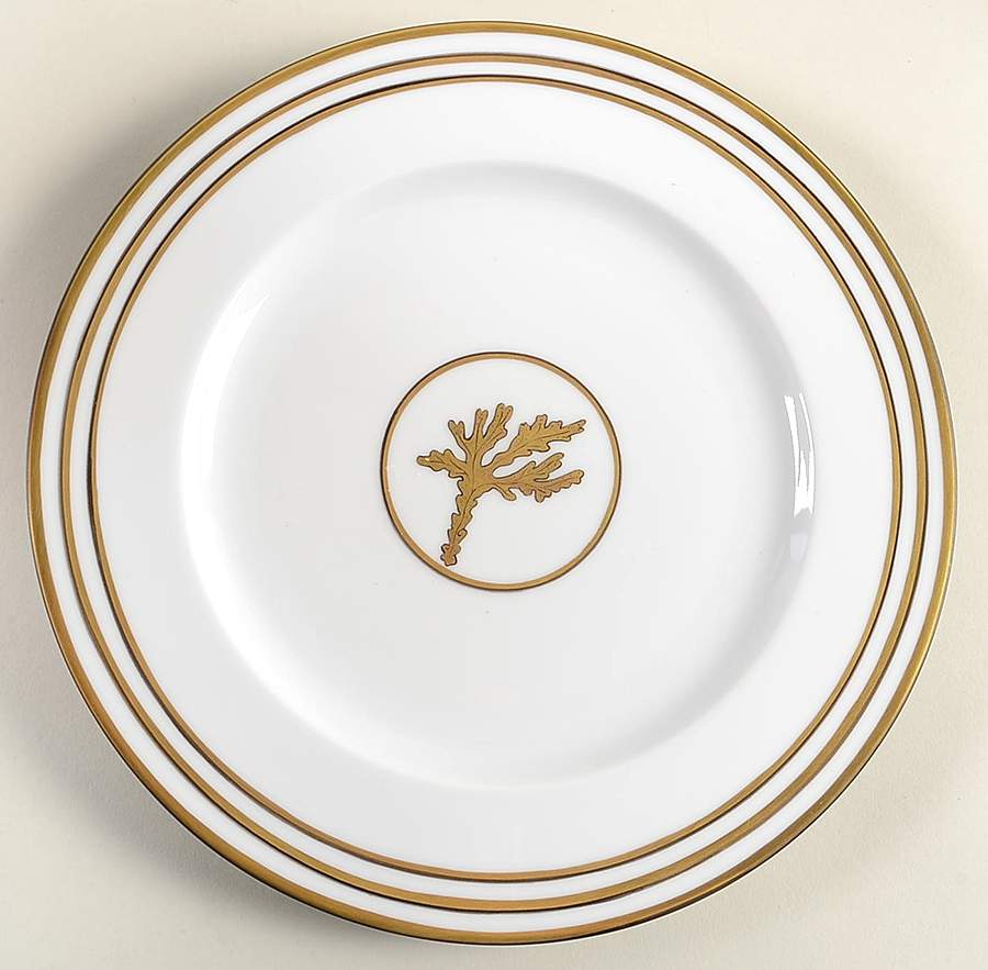 Or des Airs Or des Mers Dinner Plate by Alberto Pinto-1
