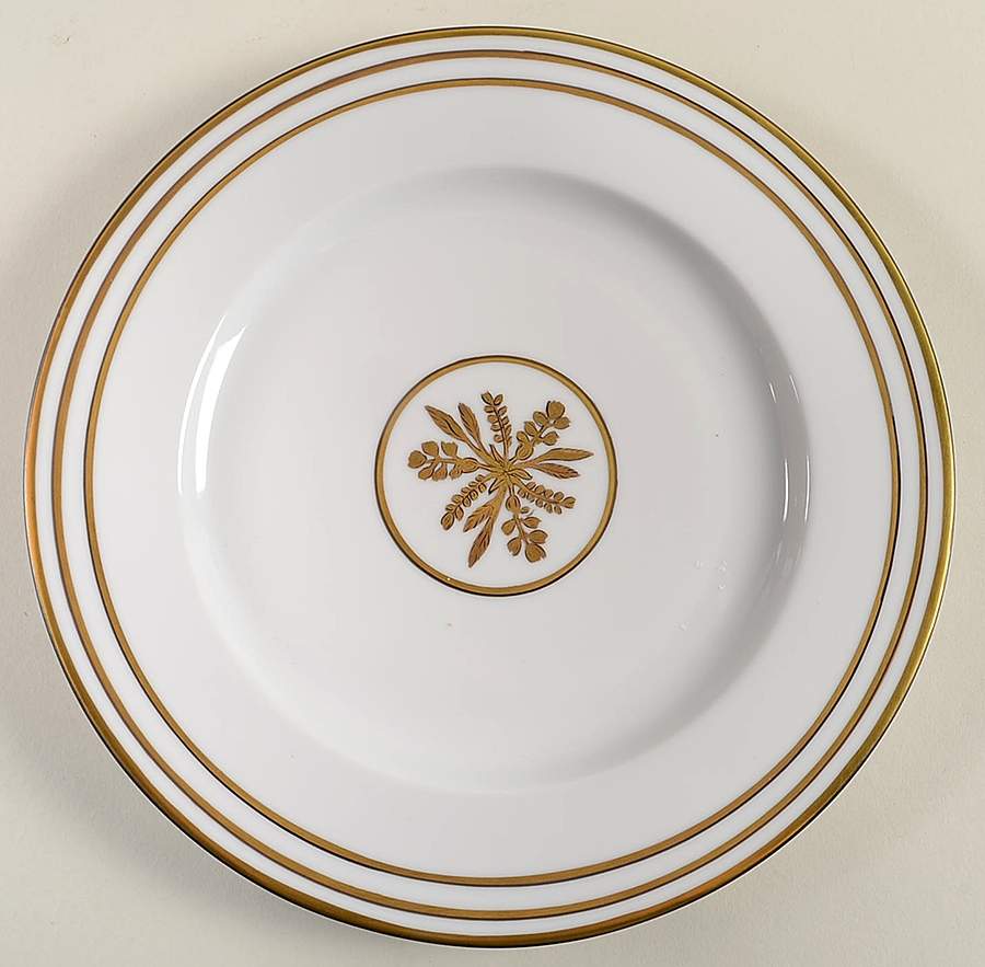 Or des Airs Or des Mers Dinner Plate by Alberto Pinto-1