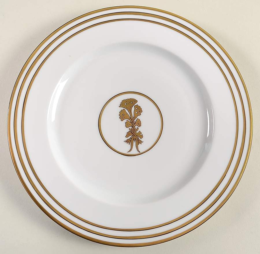 Or des Airs Or des Mers Dinner Plate by Alberto Pinto-1