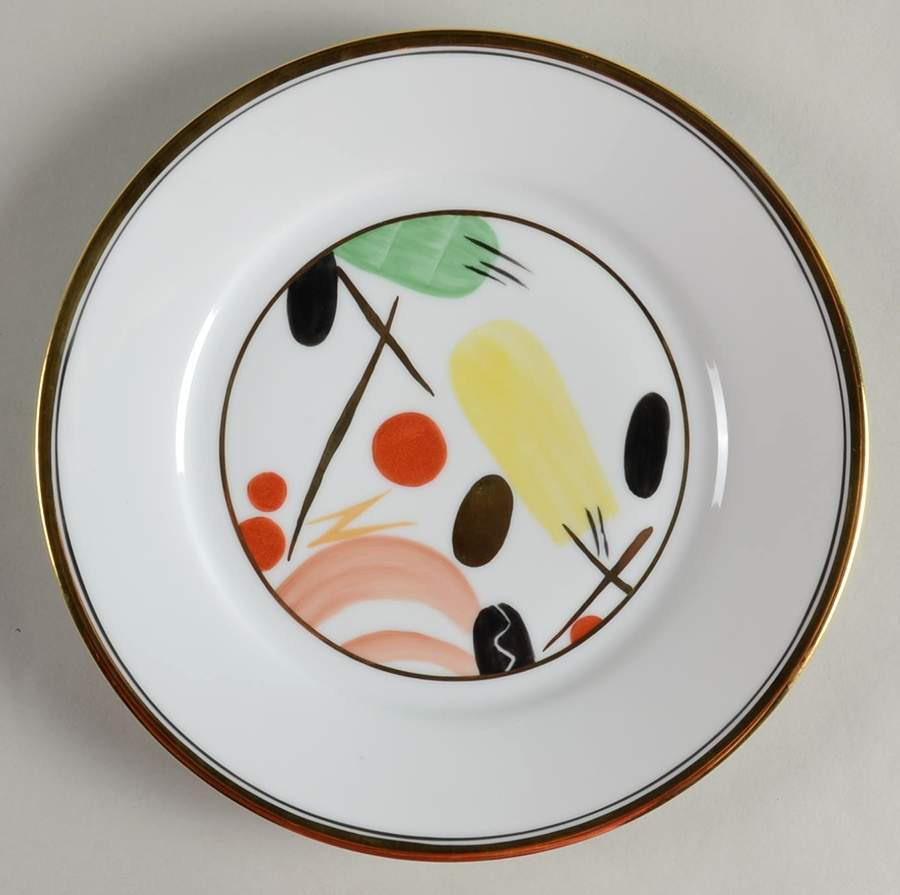 Renouveau Russe Salad/Dessert Plate by Alberto Pinto-1