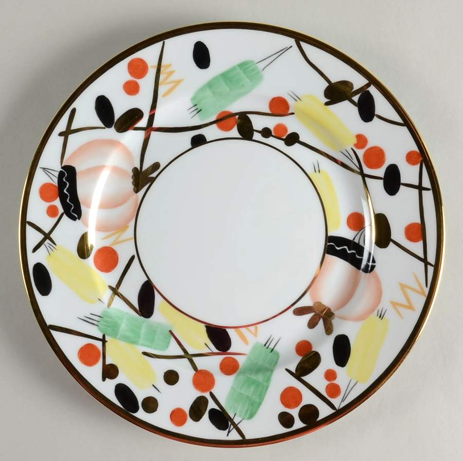Renouveau Russe Dinner Plate by Alberto Pinto-1
