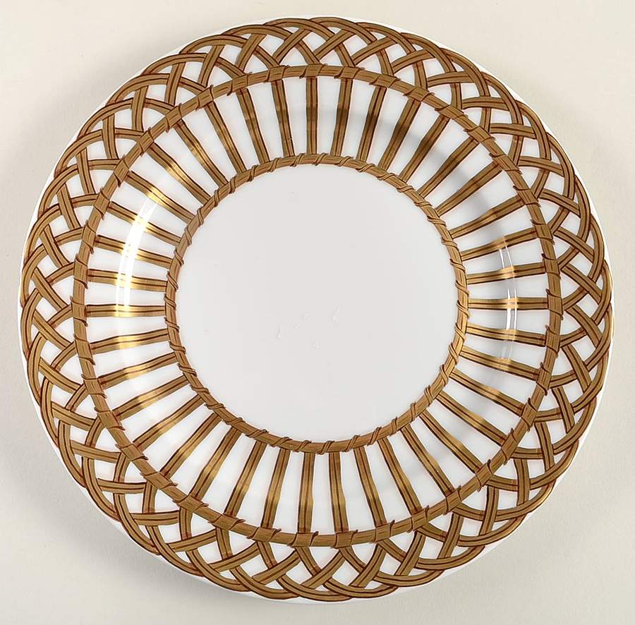 Vannerie Gold Dinner Plate by Alberto Pinto-1