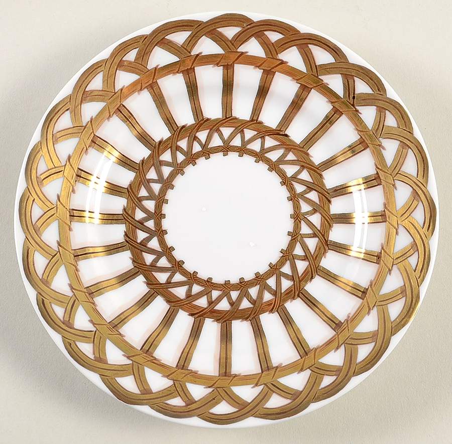 Vannerie Gold Bread & Butter Plate by Alberto Pinto-1