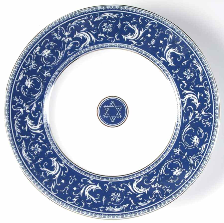 Star of David Salad Plate by 222 Fifth (PTS)-1