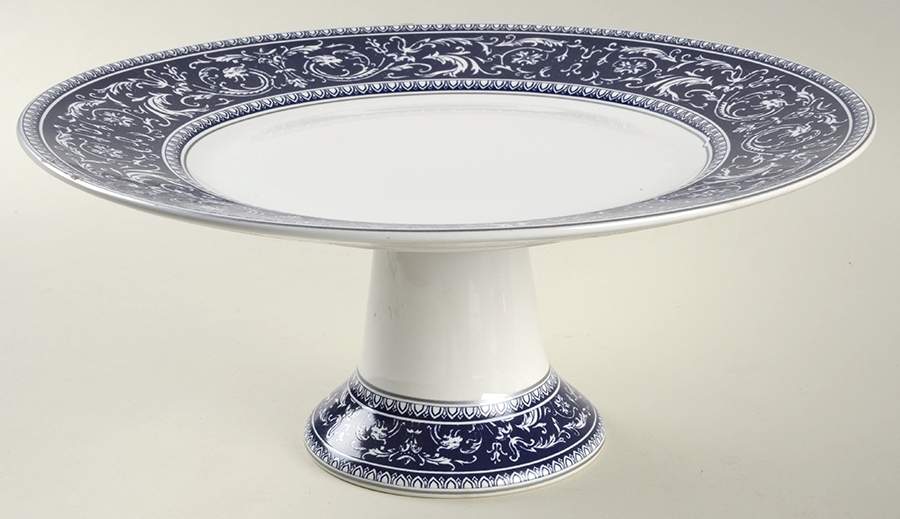 Star of David 10" Diameter Pedestal Cake Stand by 222 Fifth (PTS)-1