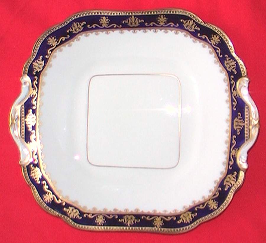 A3130 Square Handled Cake Plate by John  Aynsley & Sons-1