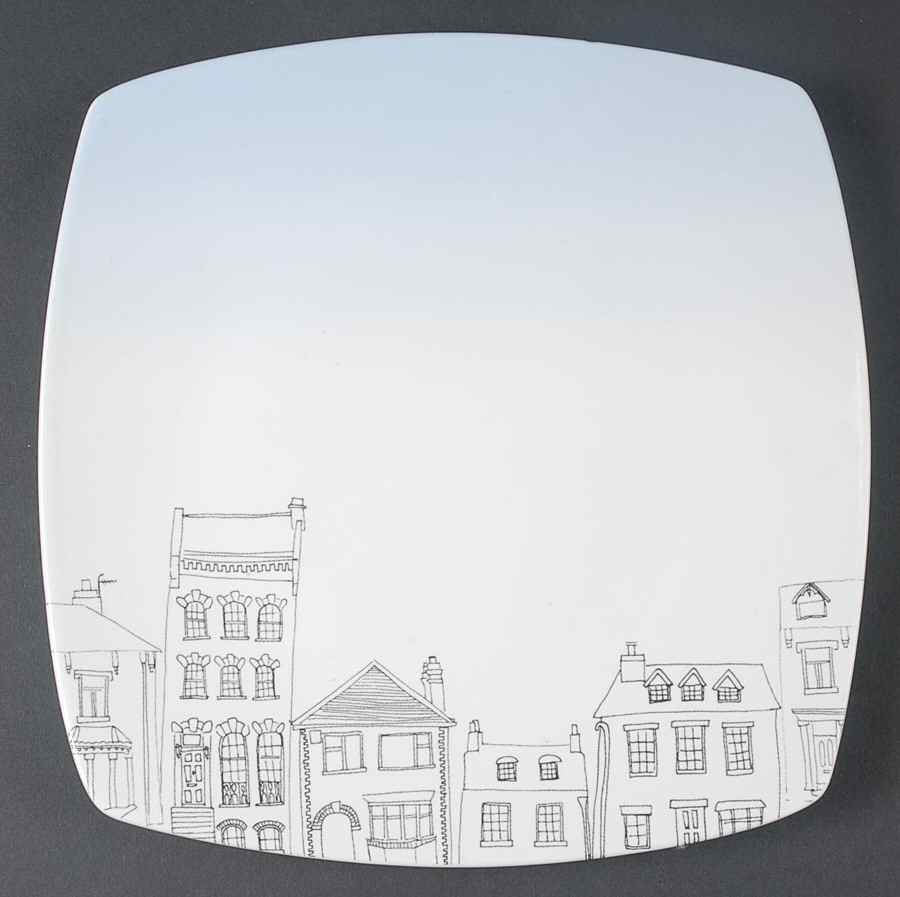 Avenue Blue Dinner Plate by 222 Fifth (PTS)-1