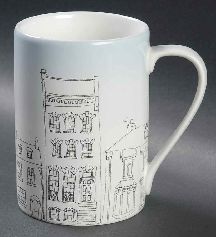 Avenue Blue Mug by 222 Fifth (PTS)-1