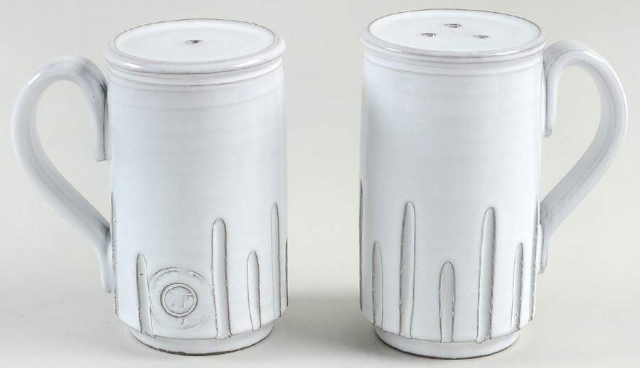 Bella Bianca Salt & Pepper Set by Arte Italica-1
