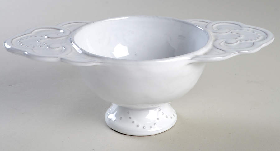 Bella Bianca Individual Handled Soup Bowl by Arte Italica-1