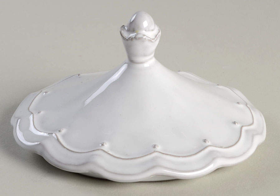 Bella Bianca Lid for Sugar Bowl by Arte Italica-1