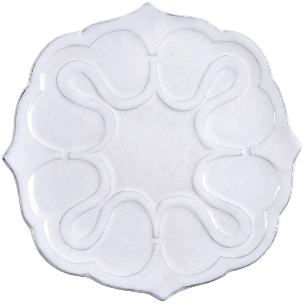 Bella Bianca Canape Plate by Arte Italica-1