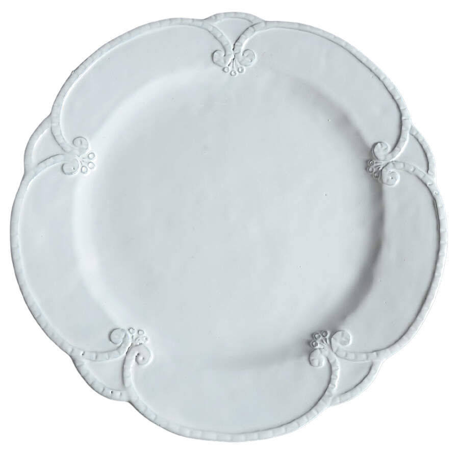 Bella Bianca Dinner Plate by Arte Italica-1