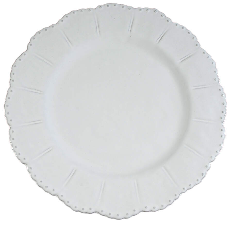 Bella Bianca Dinner Plate by Arte Italica-1