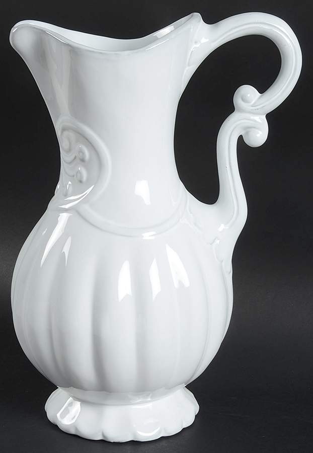 Bella Bianca 64 Oz Pitcher by Arte Italica-1