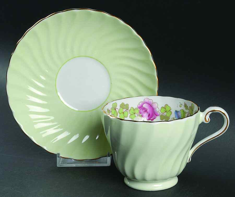 28412 Footed Cup & Saucer Set by John  Aynsley & Sons-1