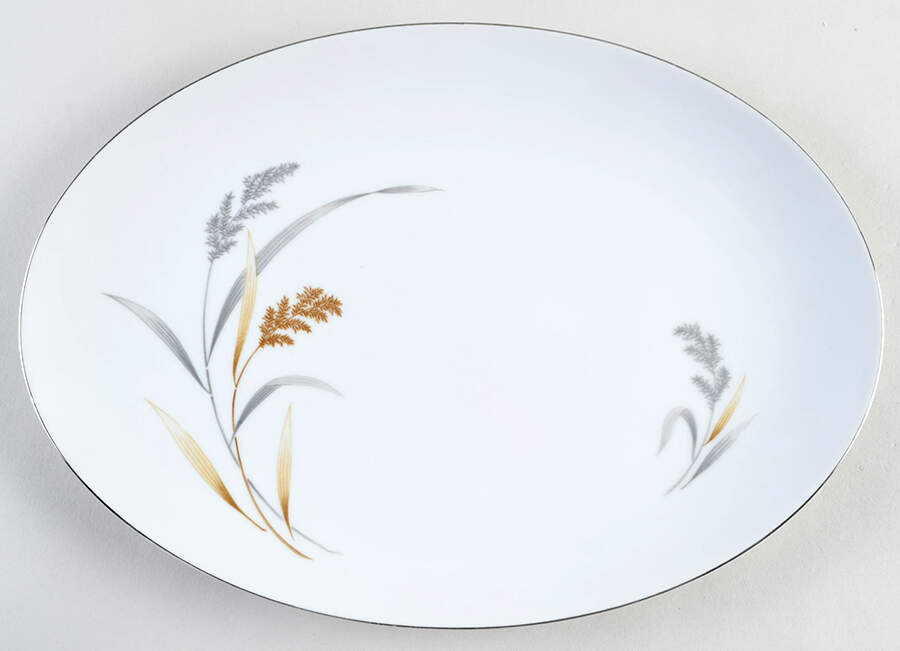 Harvest 14" Oval Serving Platter by Arlen-1