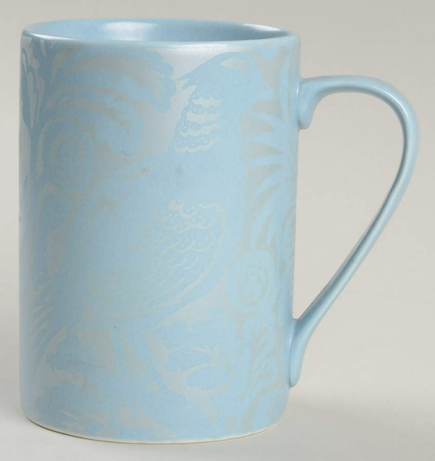 Paradise Chintz Stone Blue Mug by 222 Fifth (PTS)-1
