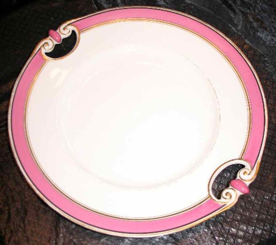 ALU6 Handled Cake Plate by Societe Alluaud-1