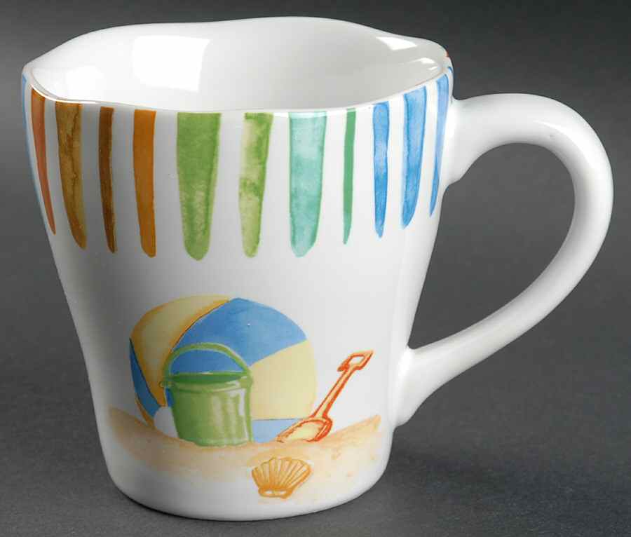 Beach Stripes Mug by 222 Fifth (PTS)-1