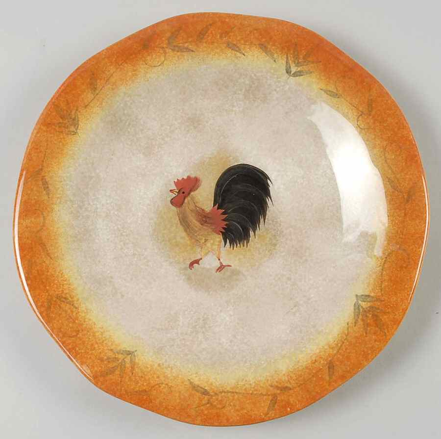 Tuscan Vine Salad/Dessert Plate by 222 Fifth (PTS)-1