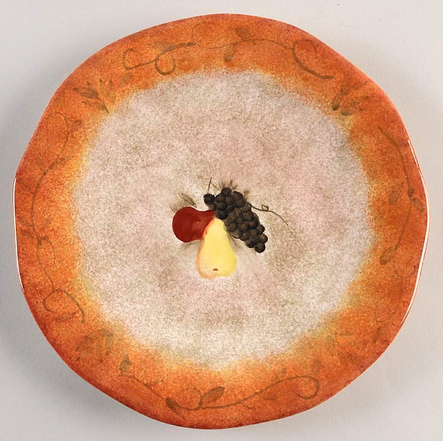 Tuscan Vine Salad/Dessert Plate by 222 Fifth (PTS)-1