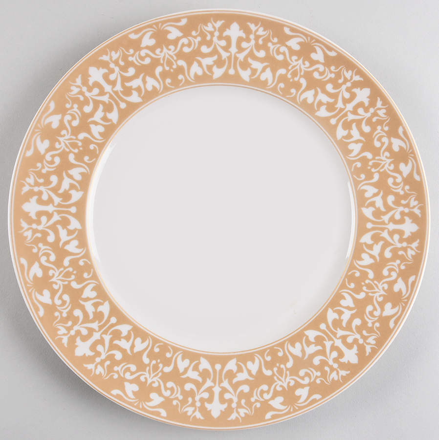Orchestra Gold Dinner Plate by 222 Fifth (PTS)-1