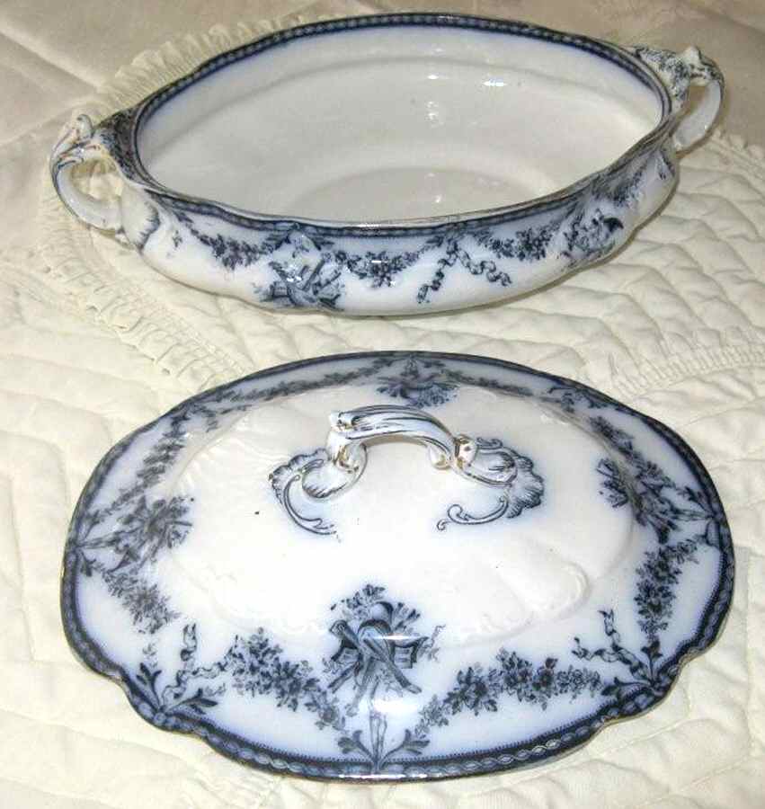Louis XVI Oval Covered Vegetable by Adderley-1