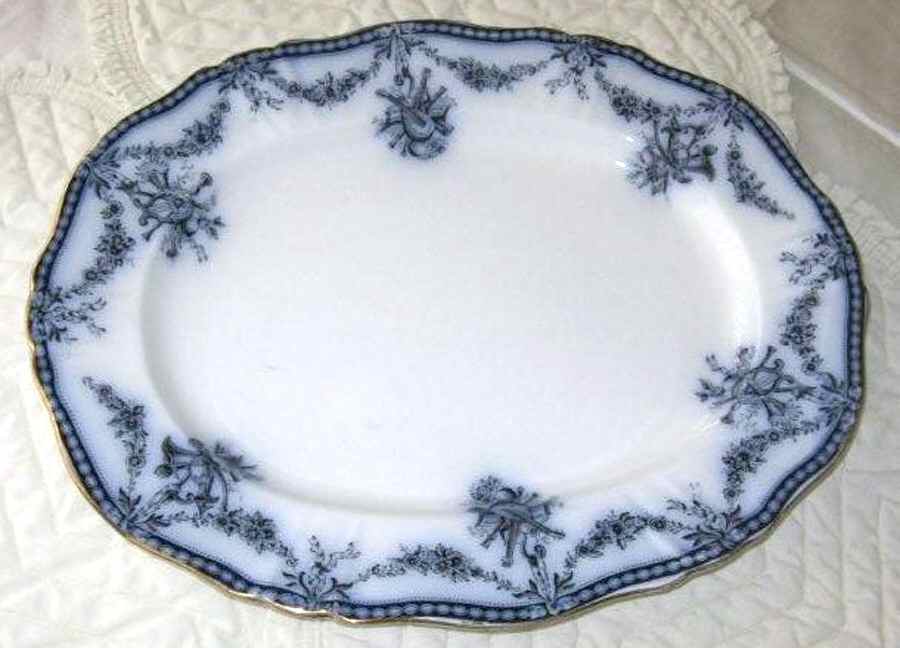 Louis XVI 16" Oval Serving Platter by Adderley-1