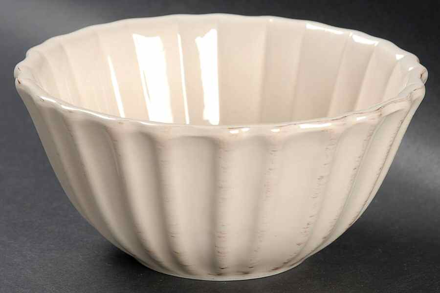 Classique Cream Baroque Dessert Bowl by Ambiance-1