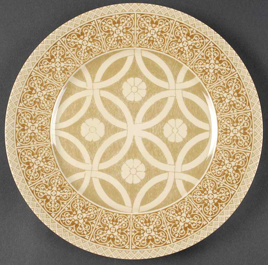 Alhambra Green Dinner Plate by 222 Fifth (PTS)-1