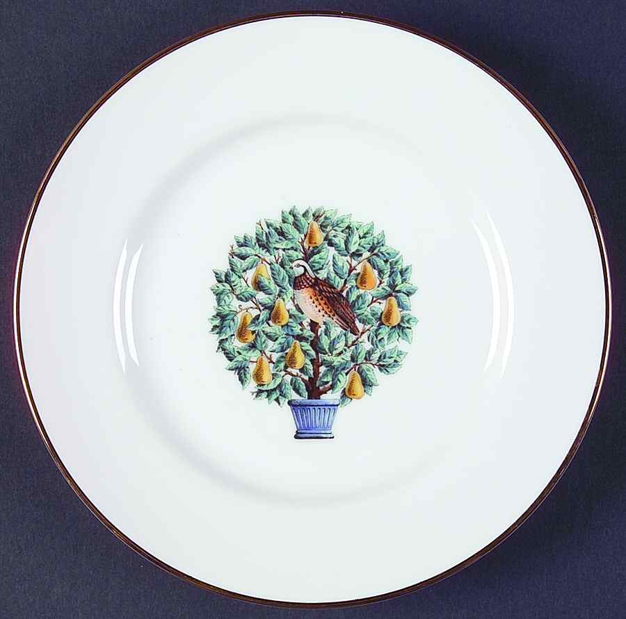 Twelve Days of Christmas Dessert/Pie Plate by Avon-1