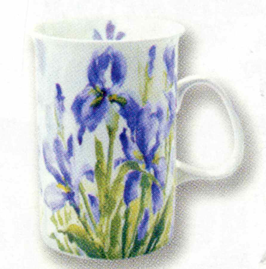 Dutch Iris Mug by Ashdene-1