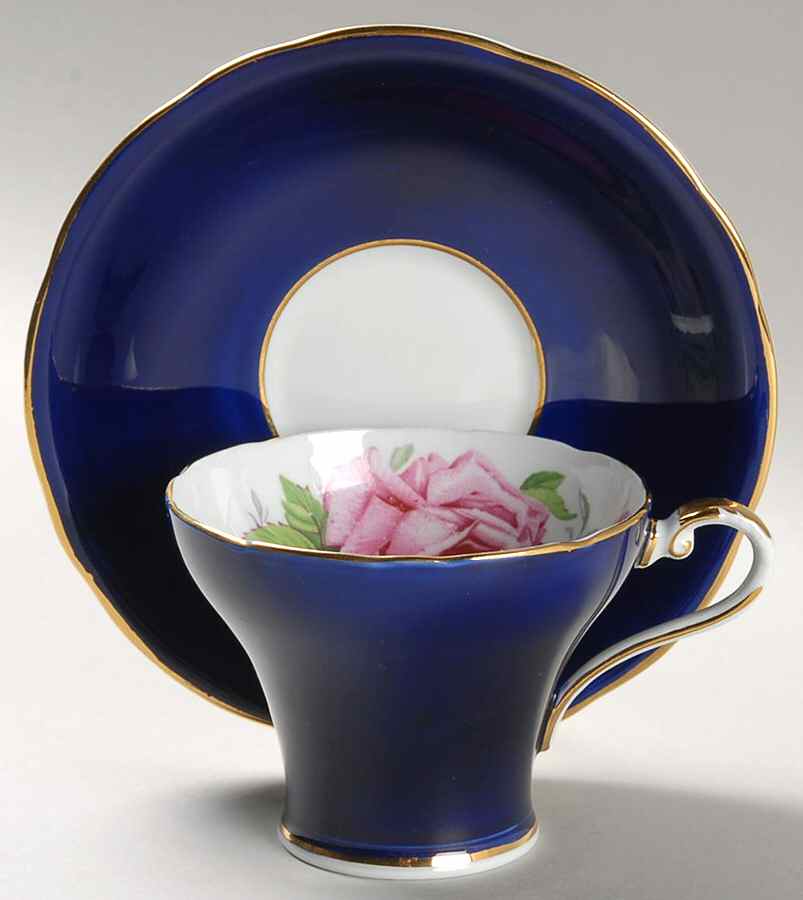 C957 Footed Cup & Saucer Set by John  Aynsley & Sons-1