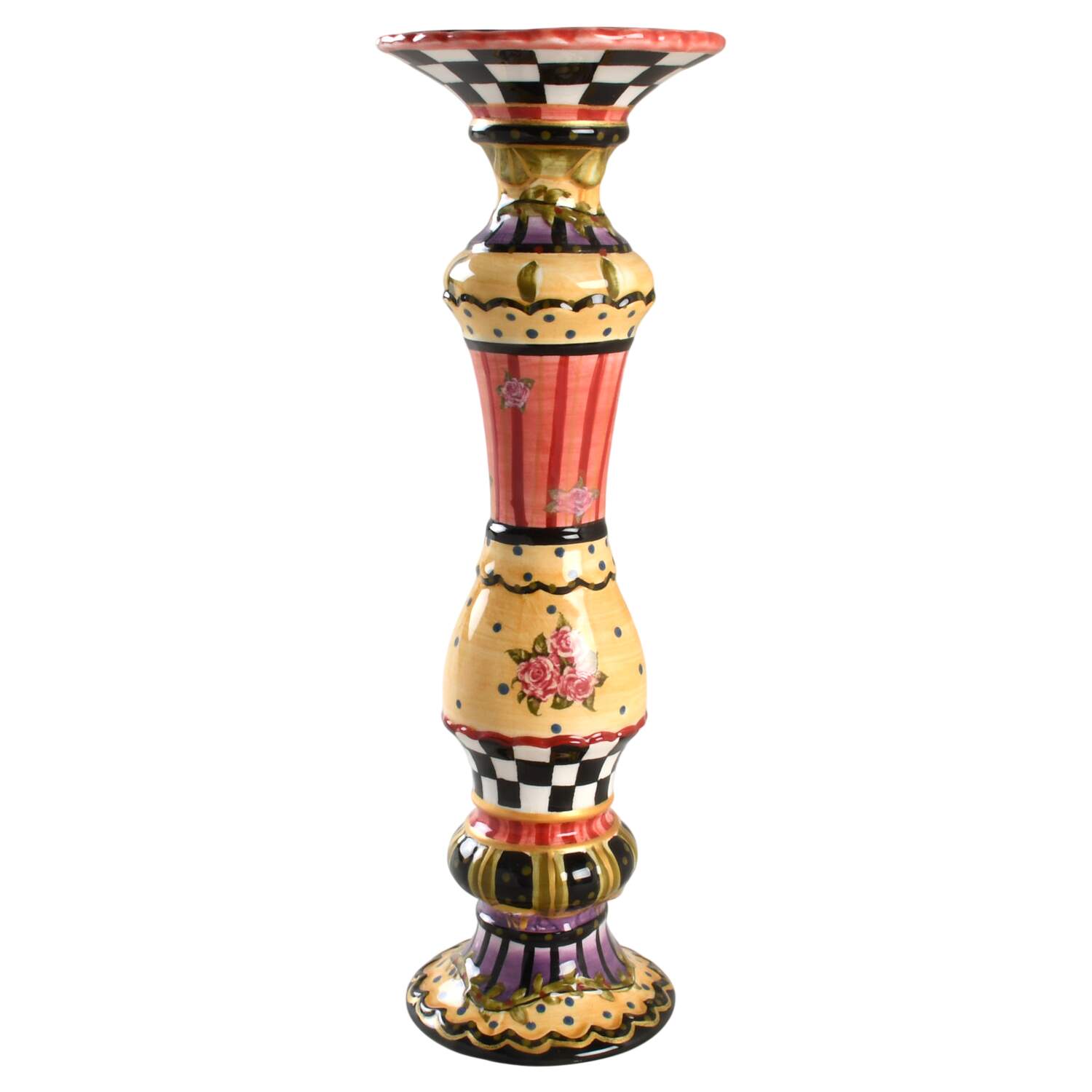 Amber Rose 12" Candlestick by Ambiance-1