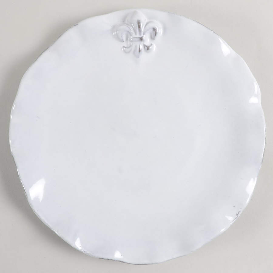 Fleur de Lis Salad Plate by Abigails-1