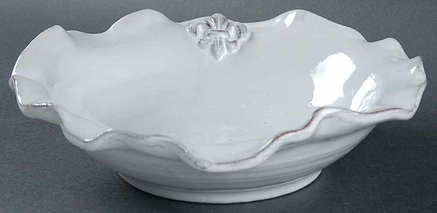 Fleur de Lis 9" Soup/Pasta Bowl by Abigails-1