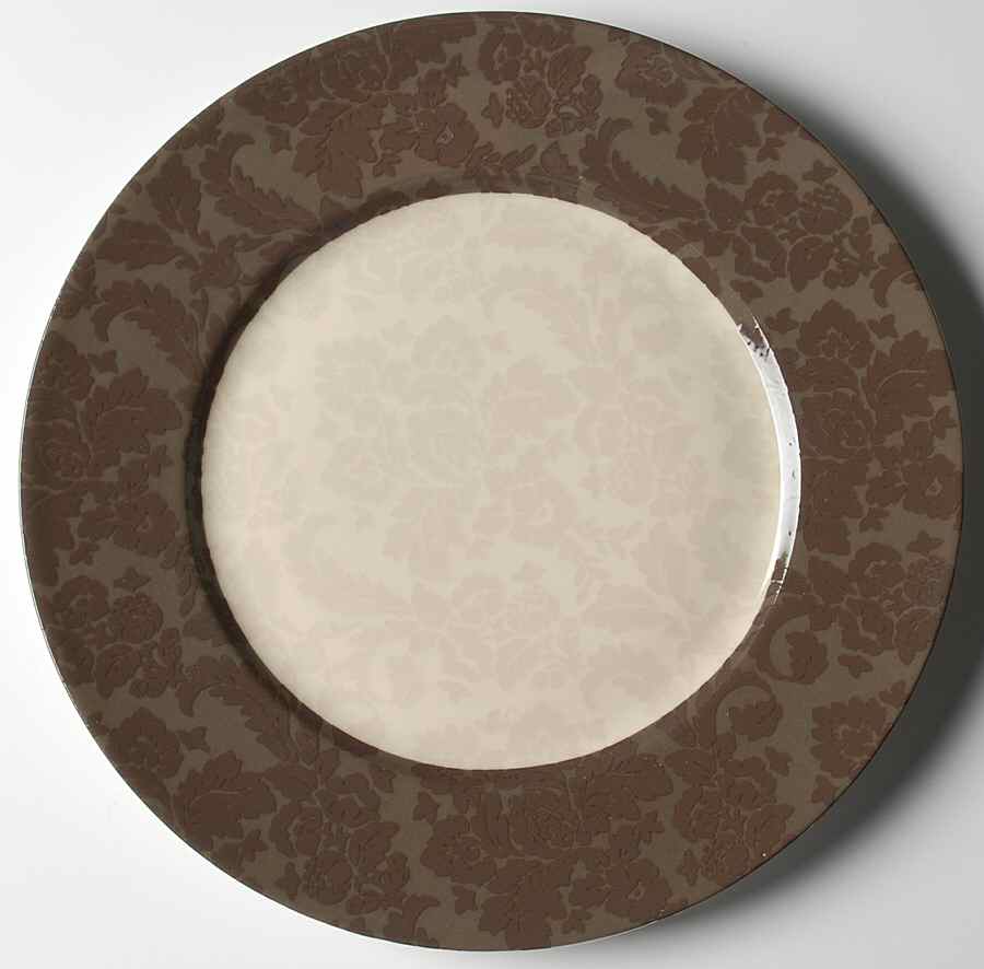 La Belle Sepia Dinner Plate by 222 Fifth (PTS)-1