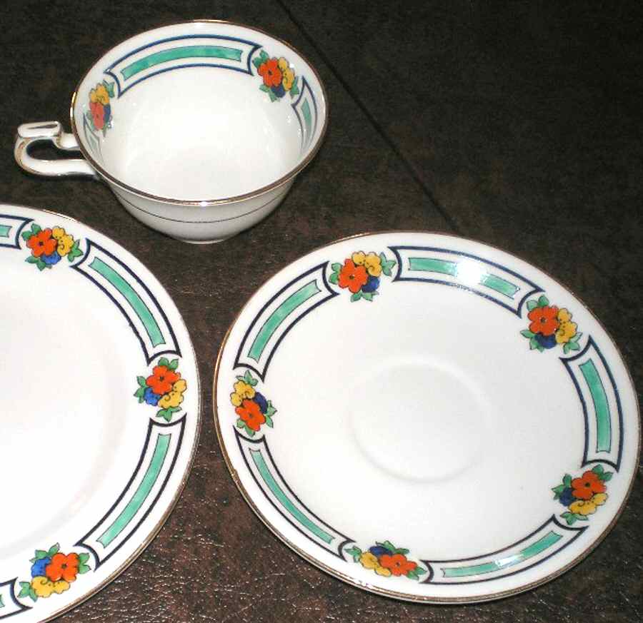 Norbreck Footed Cup & Saucer Set by Allerton's-1