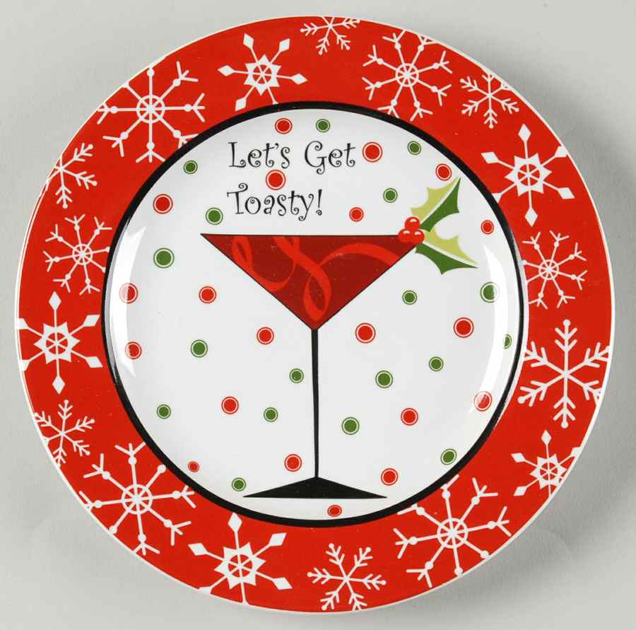 Let's Get Toasty Appetizer Plate by 222 Fifth (PTS)-1
