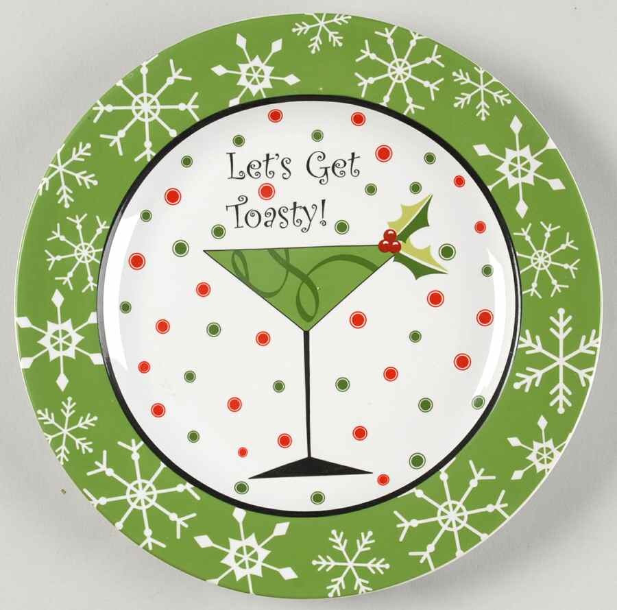 Let's Get Toasty Salad Plate by 222 Fifth (PTS)-1