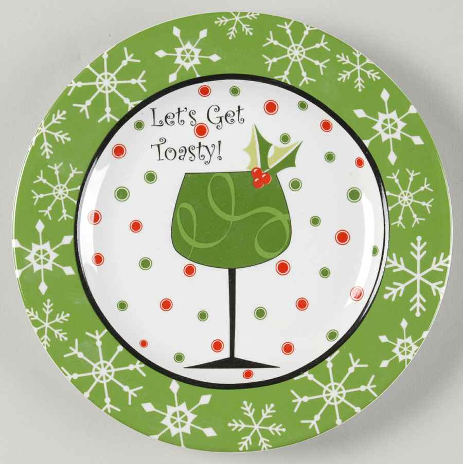 Let's Get Toasty Appetizer Plate by 222 Fifth (PTS)-1