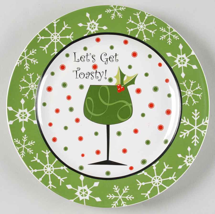 Let's Get Toasty Salad Plate by 222 Fifth (PTS)-1